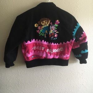 Vintage Dora the Explorer girls Jacket 4T